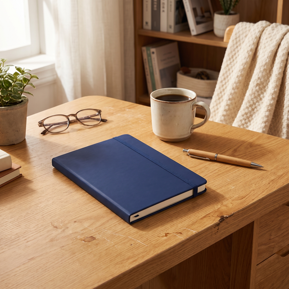 Hardcover A5 Journal lifestyle Navy