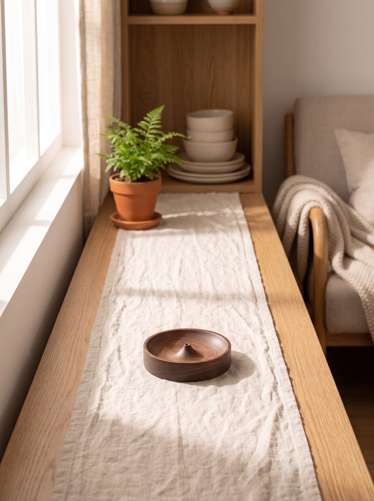 walnut-incense-holder lifestyle 1