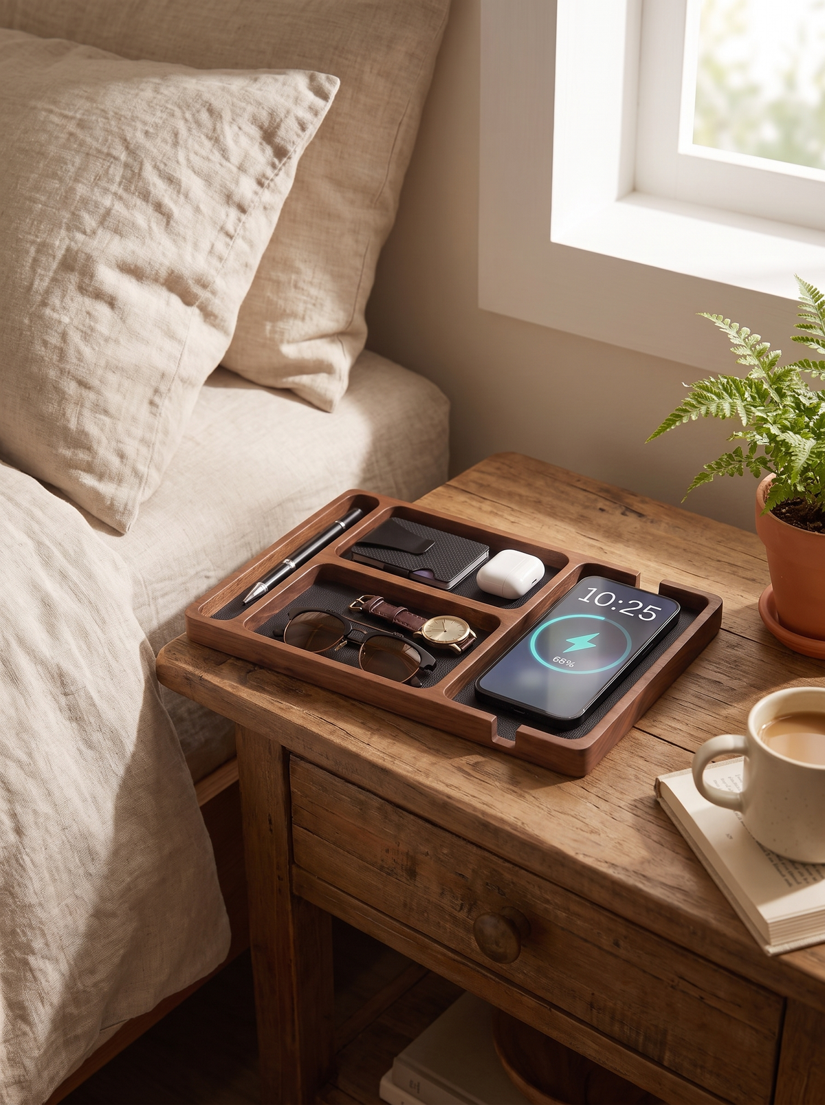 partitioned-desk-tray lifestyle 2