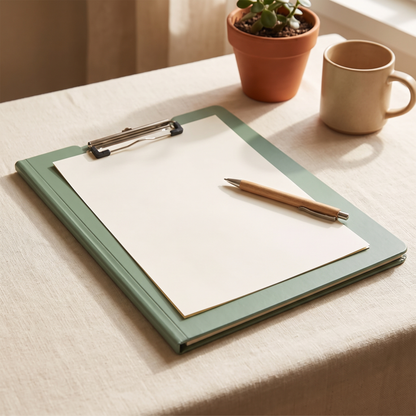 A4 Clipboard Green